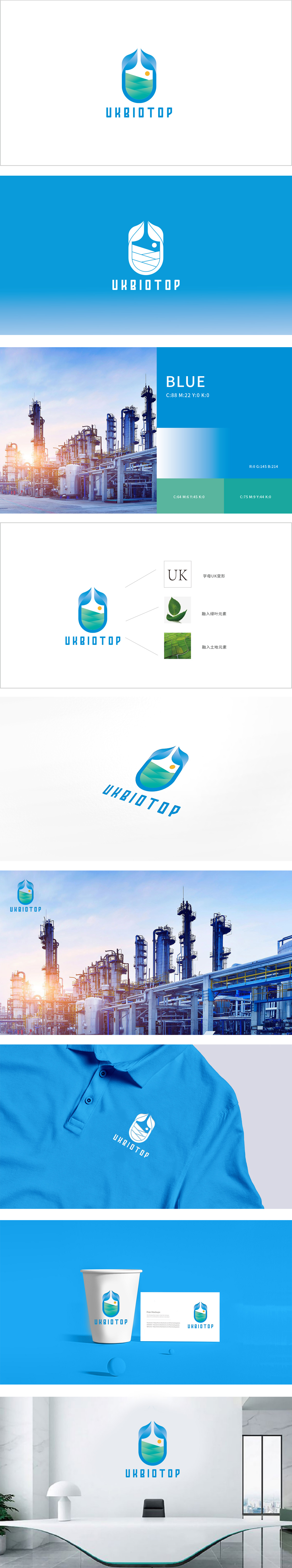 UKBiotop 化工能源 LOGO设计