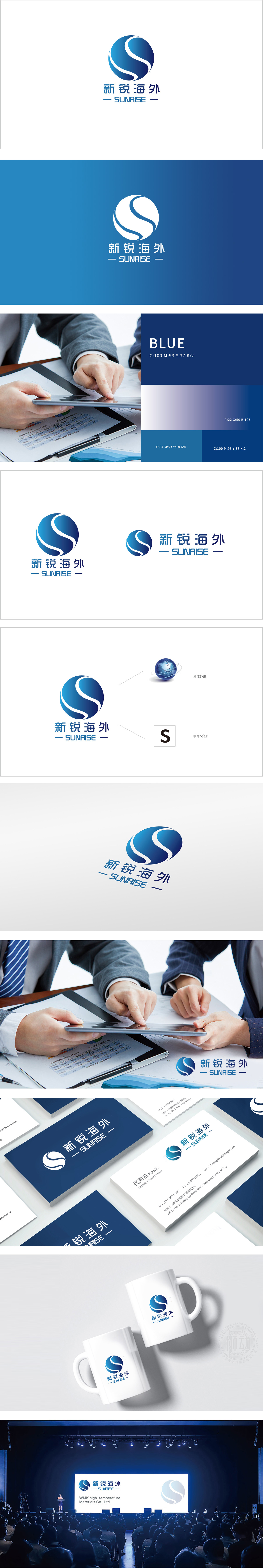 新锐海外商业咨询 LOGO设计