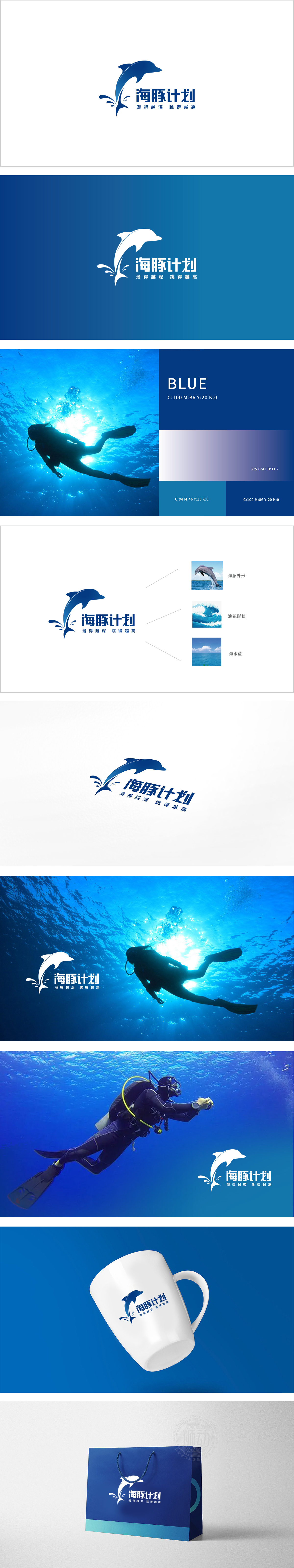 海豚计划 会议活动赛事 LOGO设计