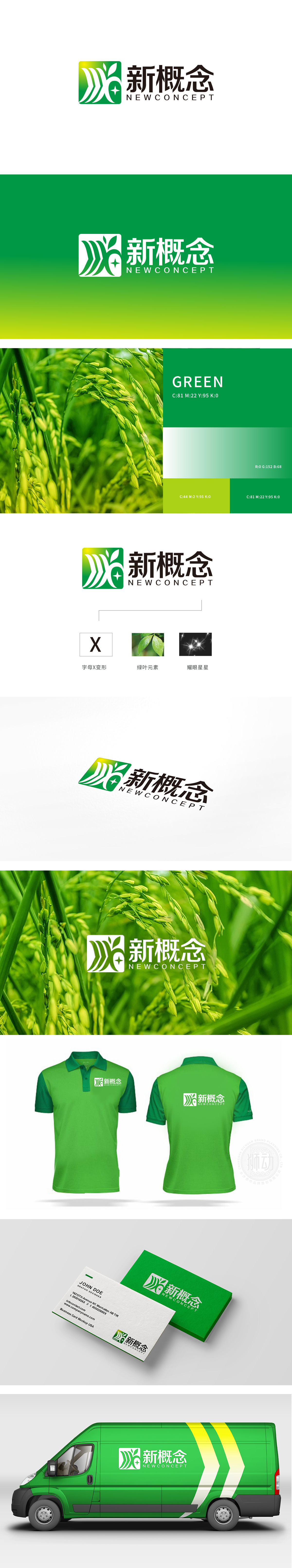 新概念 农牧渔业 LOGO设计