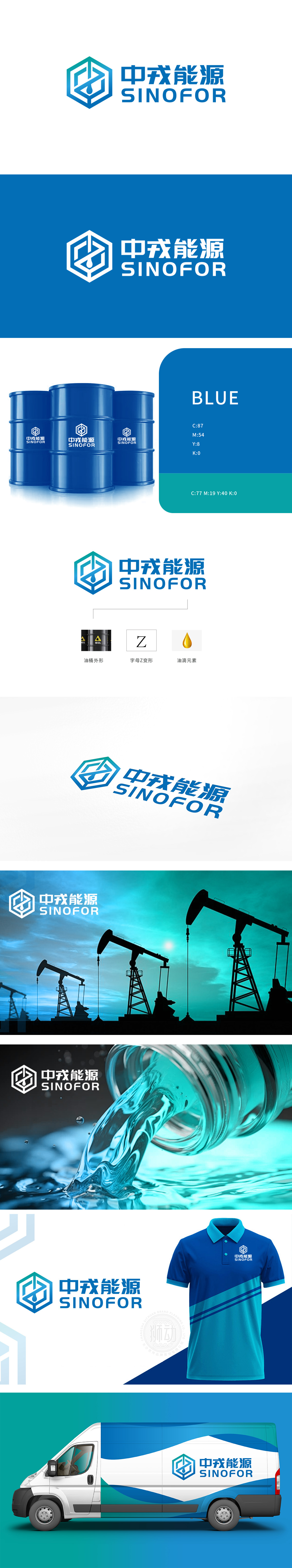 中戎 化工/能源 LOGO设计