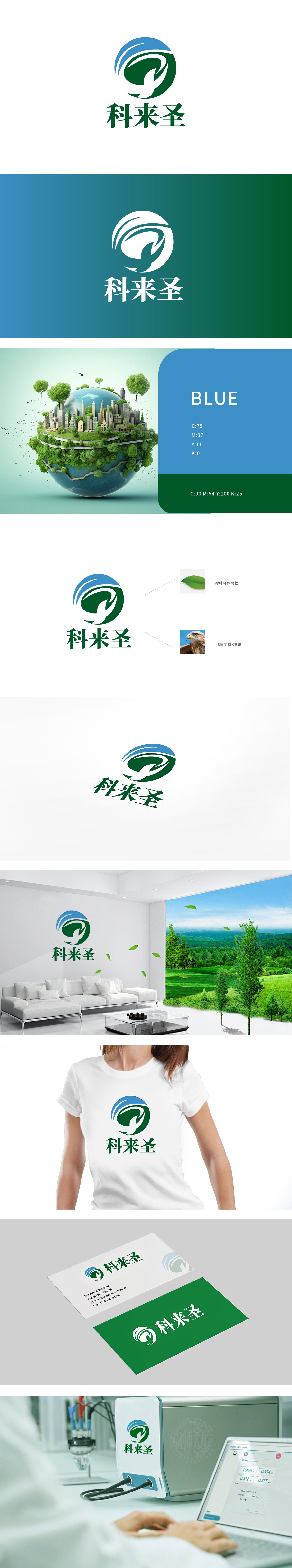 科来圣 环境/环保 LOGO设计