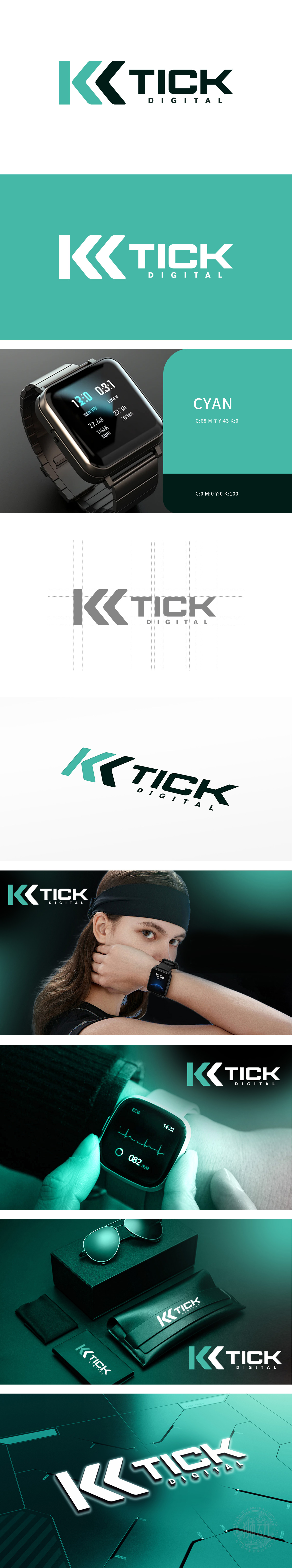 KKTICK 电子/家电产品 LOGO设计