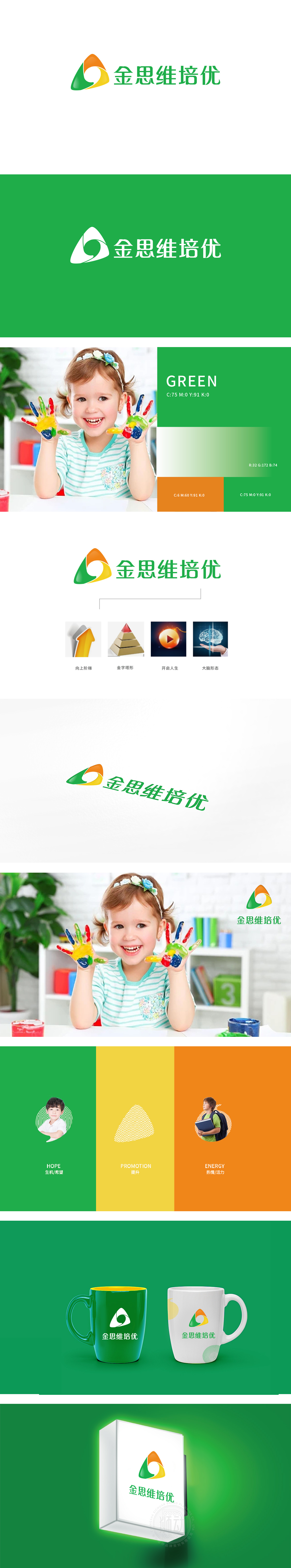 金思维培优教育/培训	LOGO设计