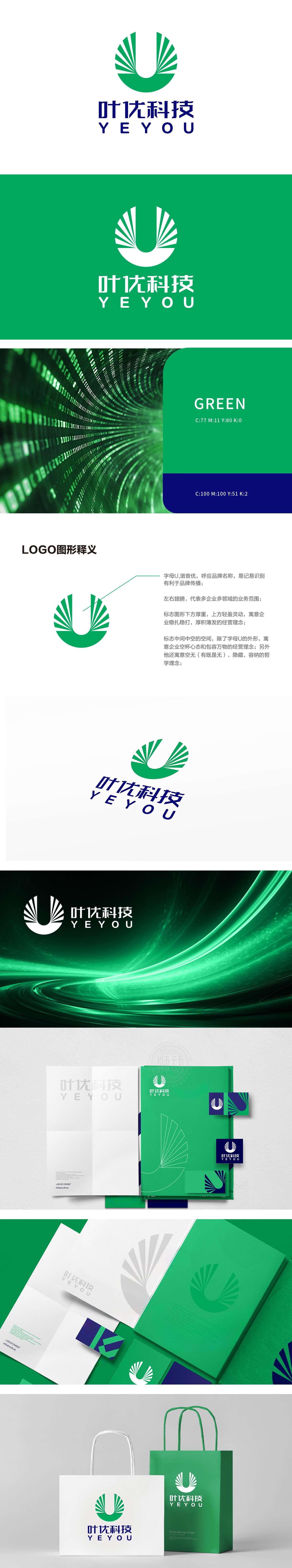 叶优科技	环境/环保	LOGO设计