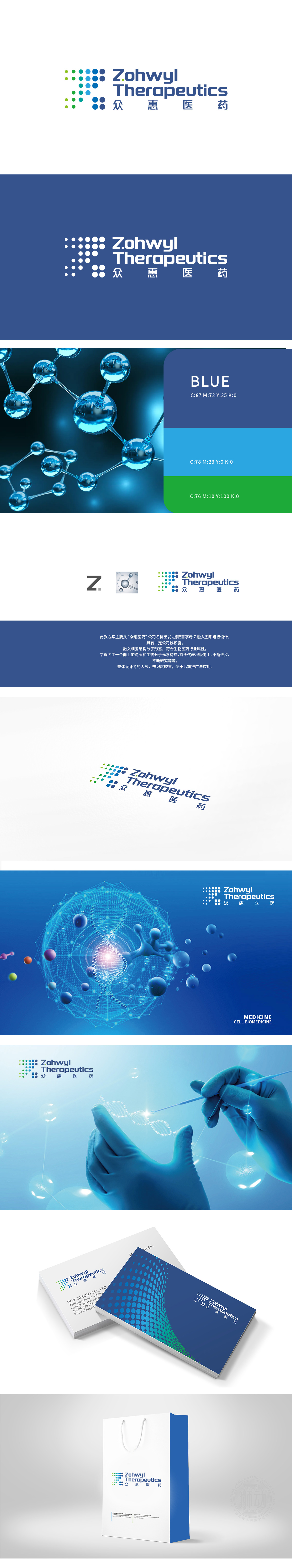 众惠医药 LOGO设计