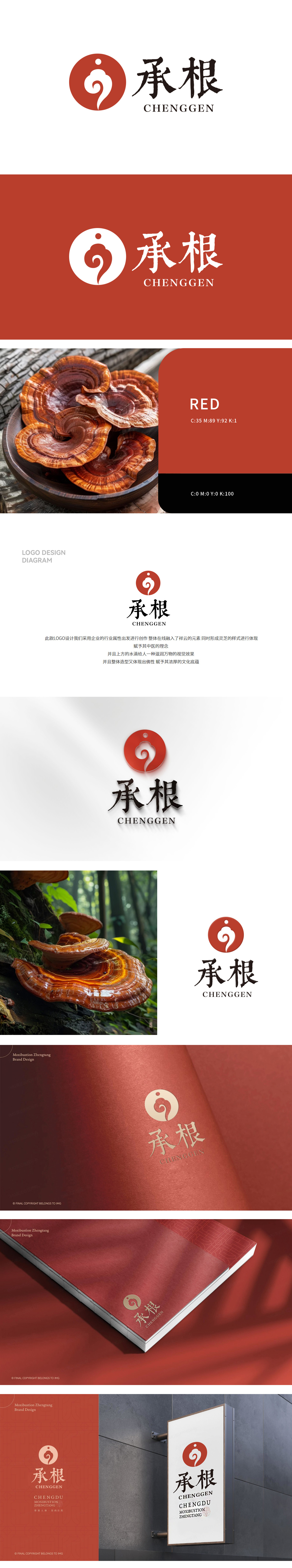 承根 保健品 LOGO设计