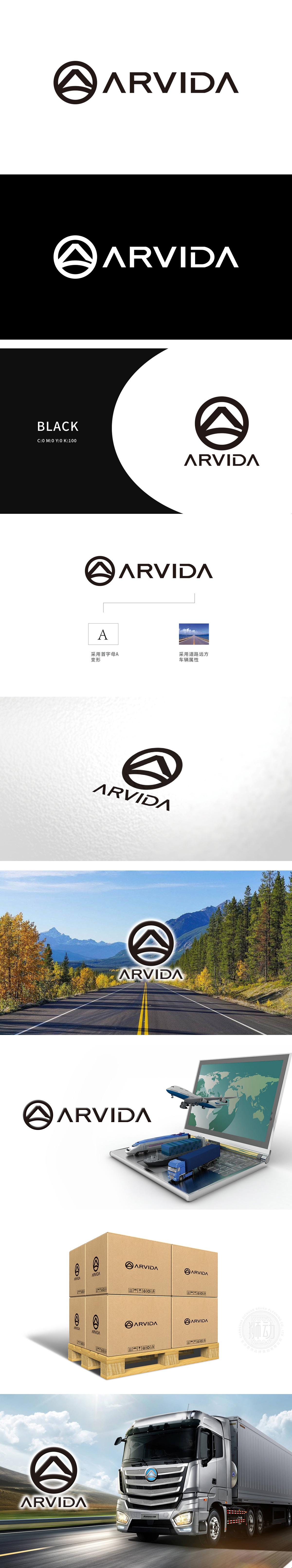 ARVIDA	车船航空器制造	LOGO设计