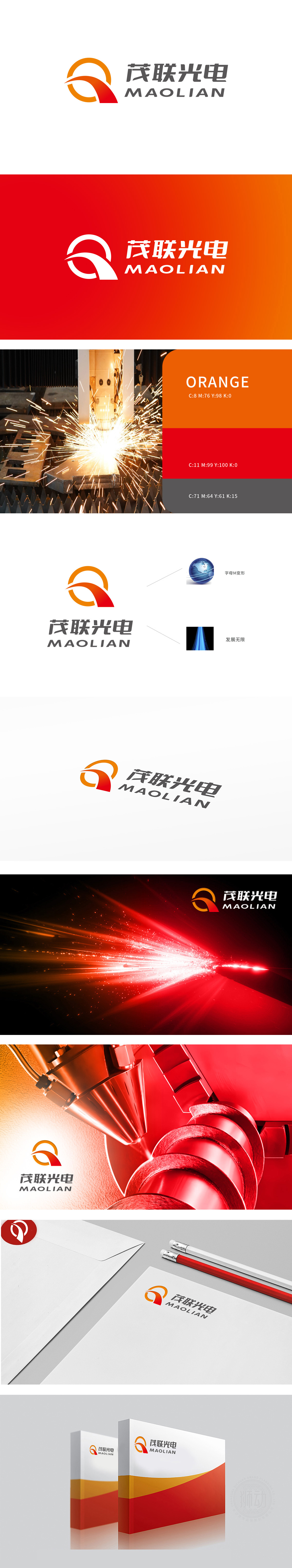 茂联光电 化工/能源 LOGO设计