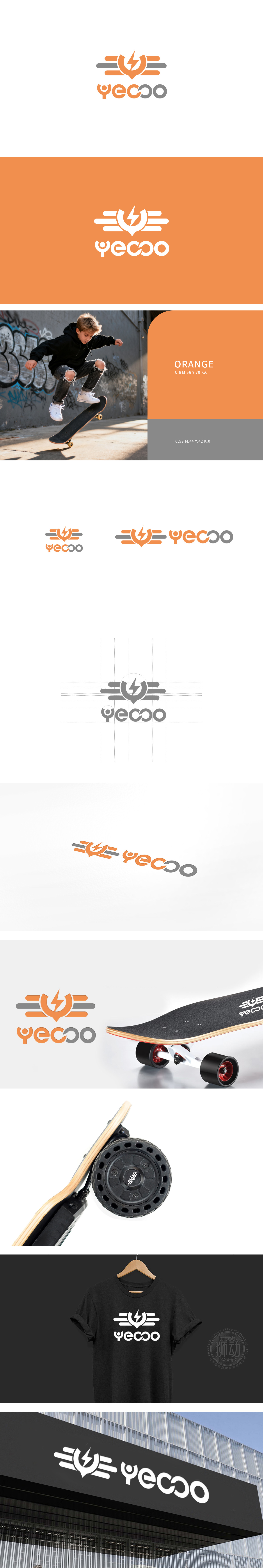 Yecoo电子家电产品LOGO设计