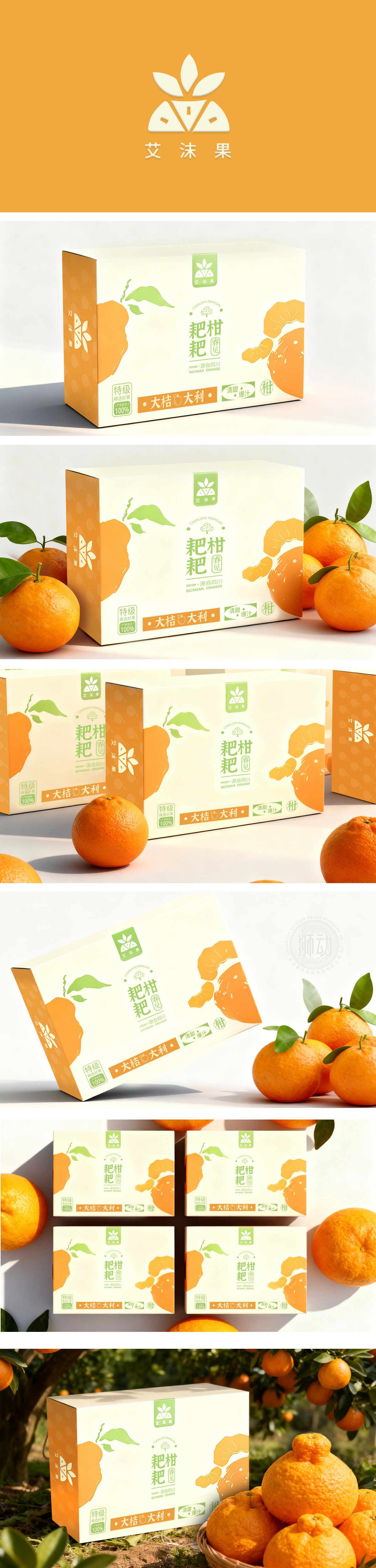 艾沫果耙耙柑 食品饮料包装