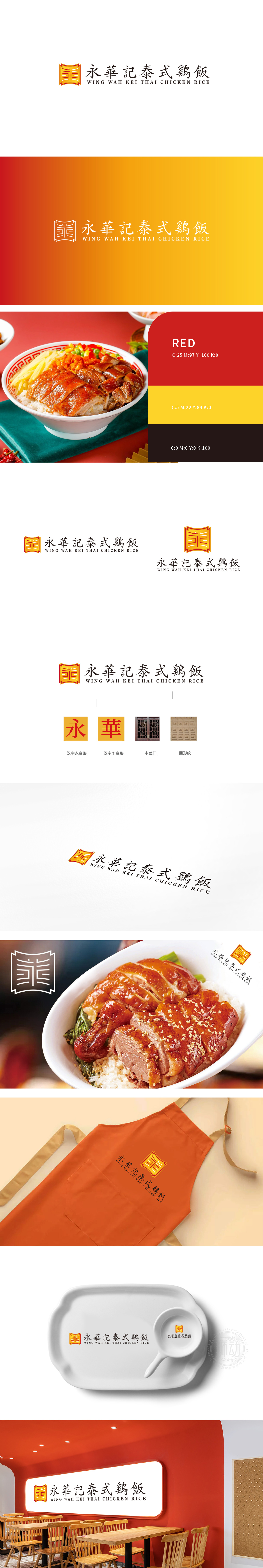 永华记餐饮LOGO设计