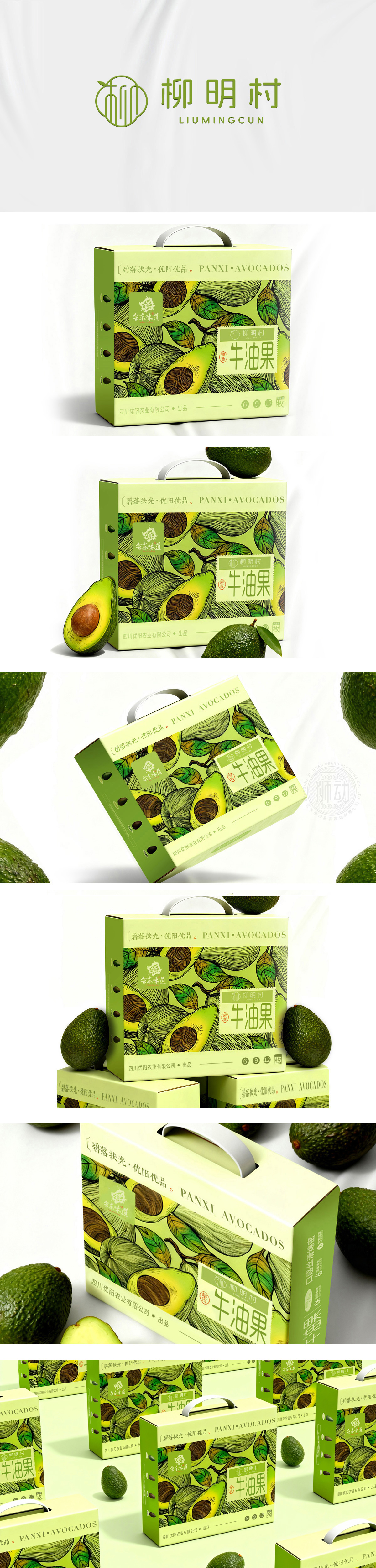 柳明村牛油果包装