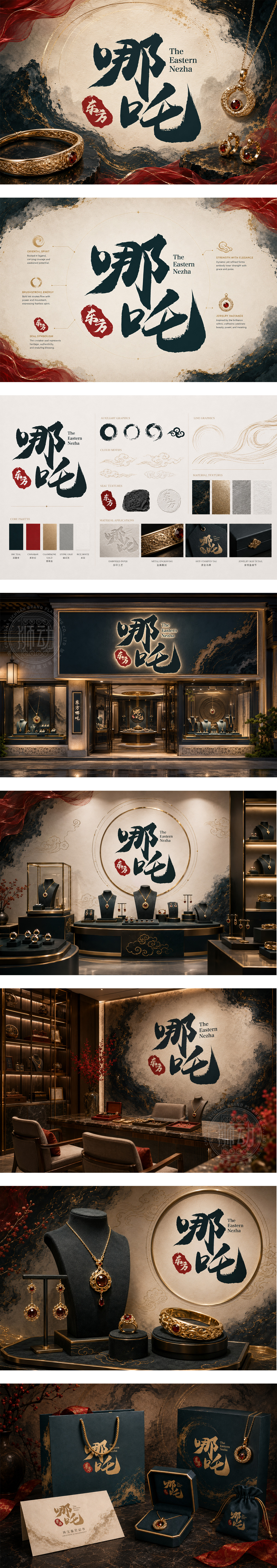 东方哪吒新中式珠宝东方美学首饰国潮黄金高级定制珠宝非遗工艺东方礼赠