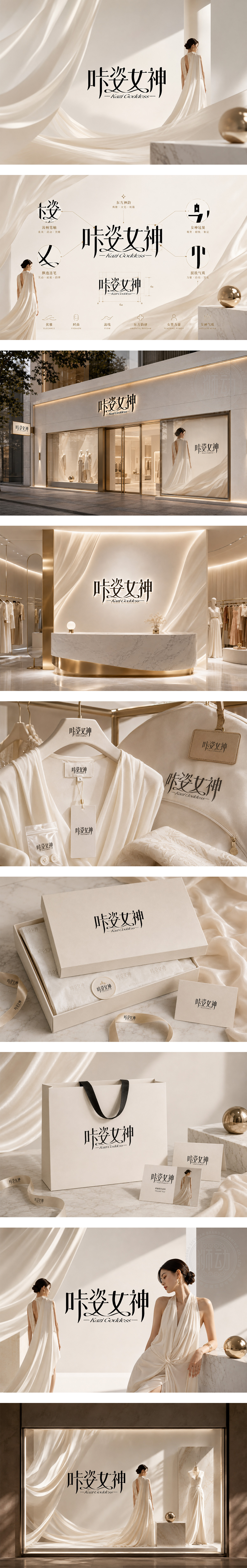 咔姿女神轻奢女装东方美学服饰女神系穿搭高端定制服装高定成衣系列悦己时尚