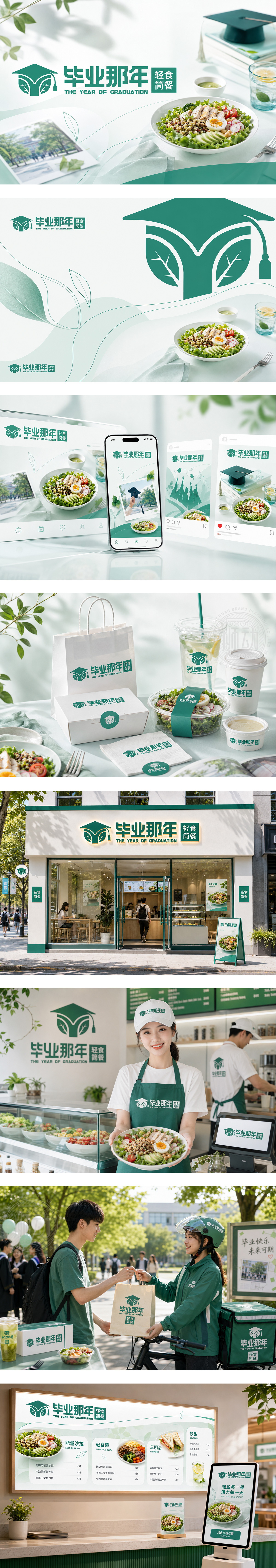 毕业那年校园餐饮创业健康沙拉连锁年轻化快餐绿色轻食外卖轻食简餐品牌