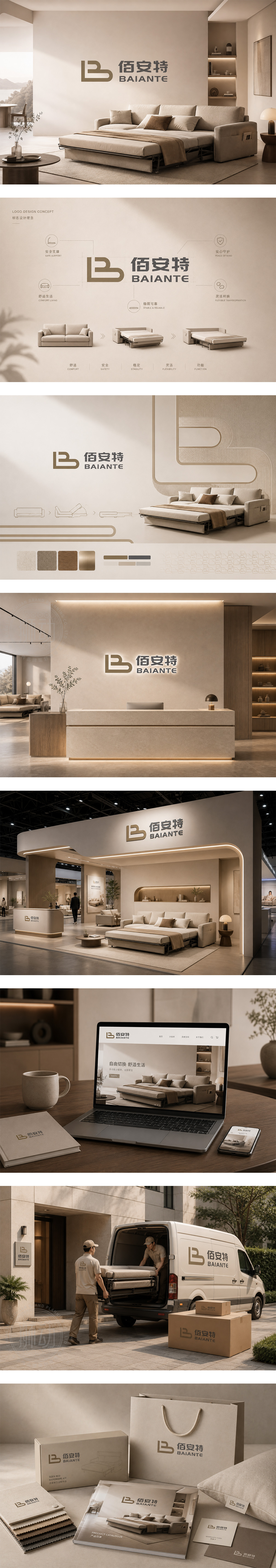 佰安特多功能沙发床折叠沙发床变形家具小户型家具客厅沙发功能沙发智能家居