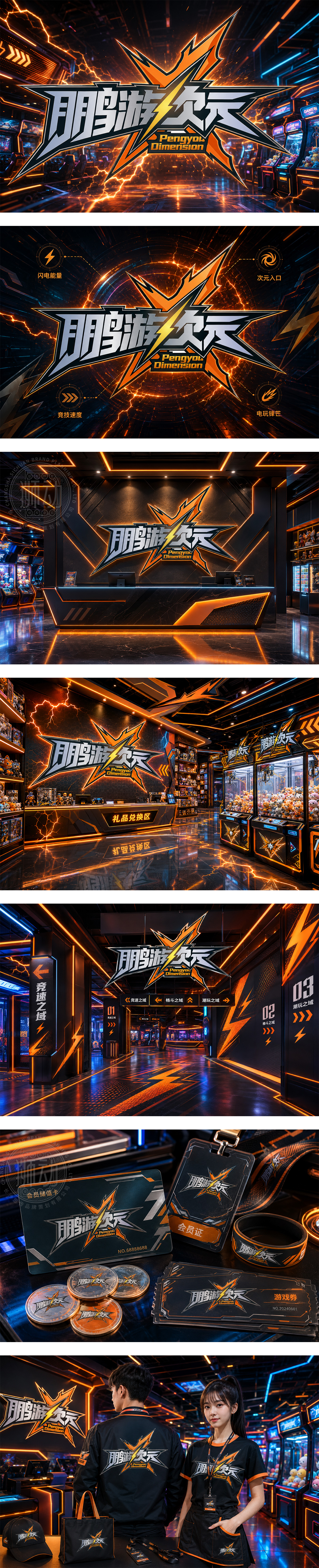鹏游次元电玩城游戏厅娱乐综合体潮玩空间沉浸式娱乐街机游戏抓娃娃机