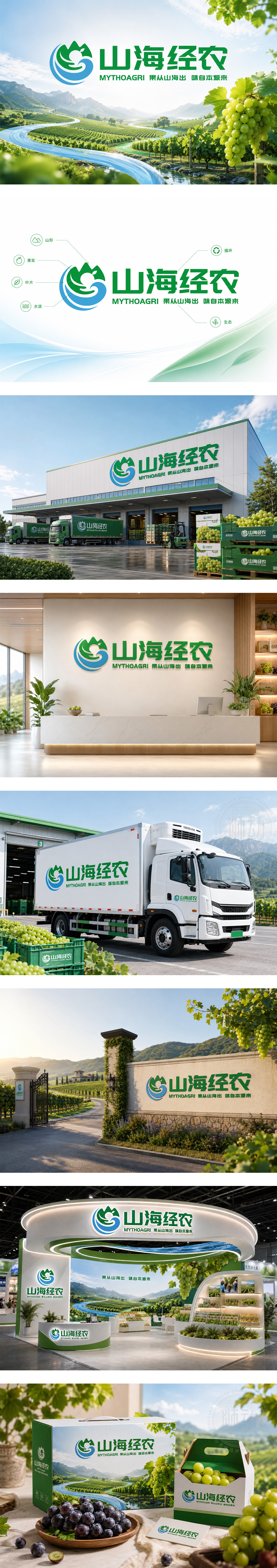 山海经农生态农业产地直供源头农场种植基地农文旅与农产品供应链农产品品牌