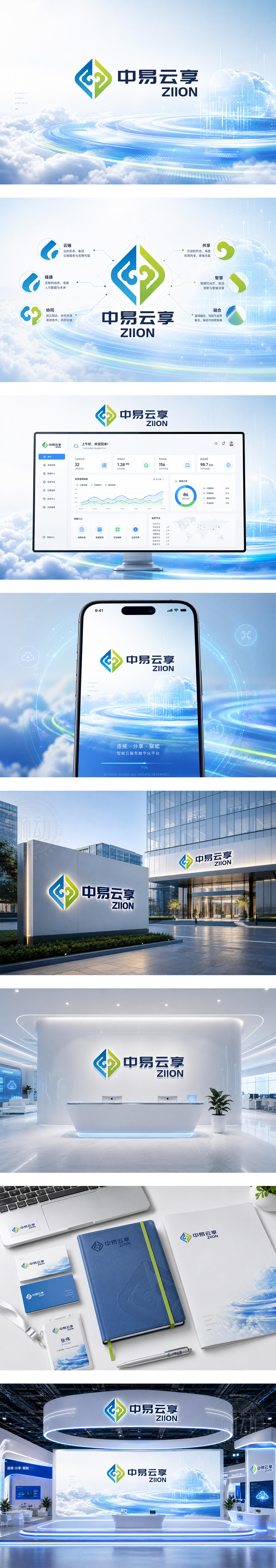 中易云享云计算云服务数字化平台数据智能与资源共享型科技品牌