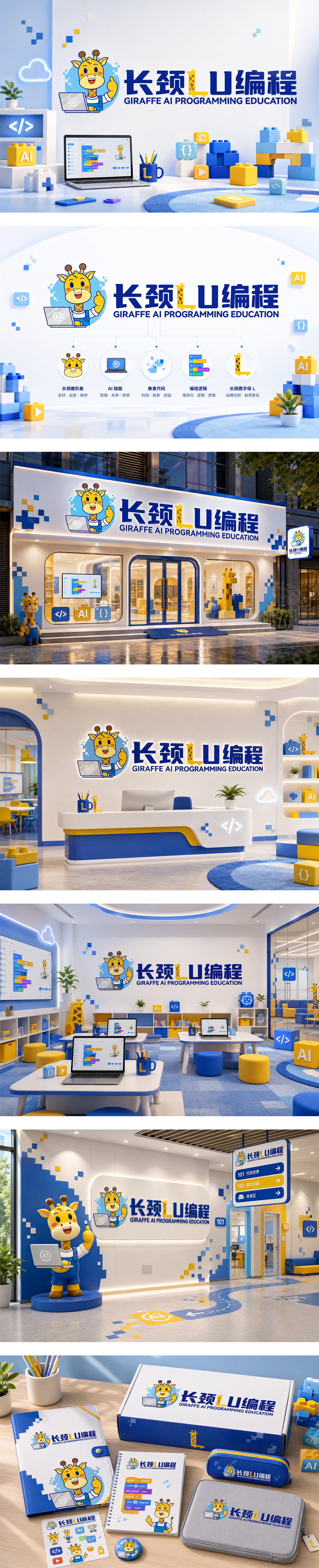 长颈鹿编程少儿编程教育儿童编程培训机器人编程人工智能少儿启蒙