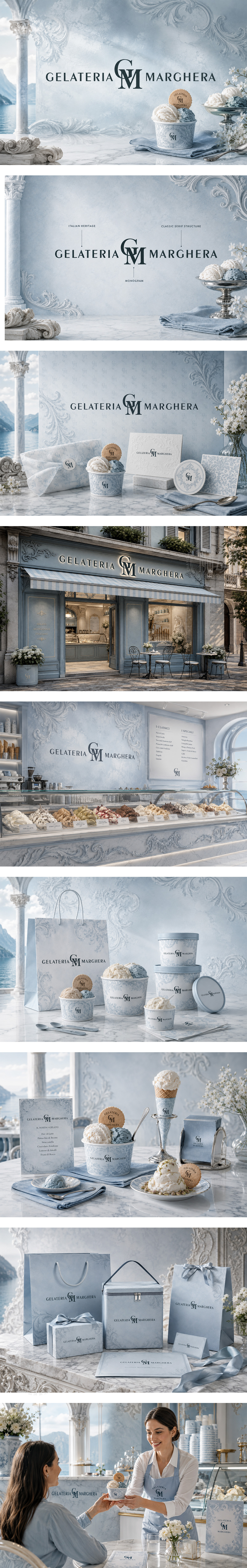 Gelateria Marghera意式冰淇淋手工雪糕意式冰激凌连锁意式甜品品牌