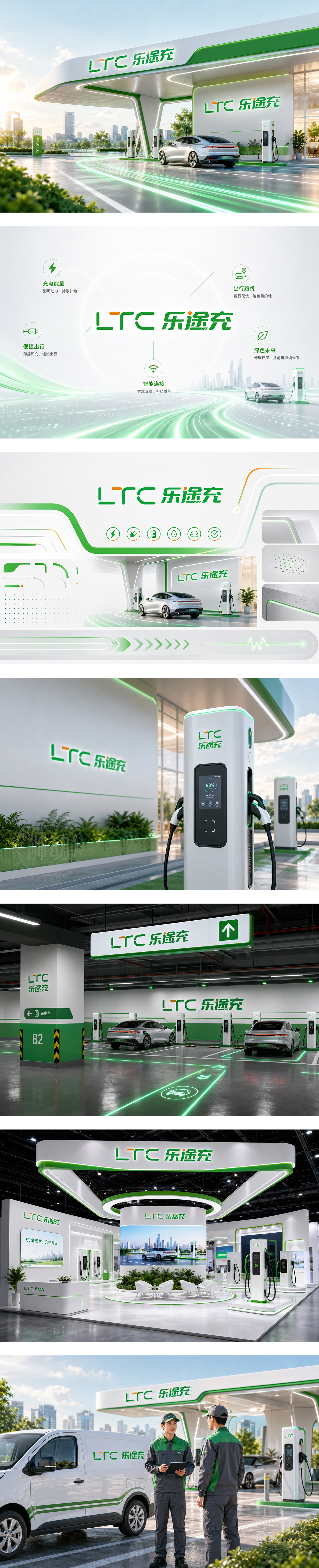 乐途充 LTC直流充电桩智能连接充电桩新能源充电品牌
