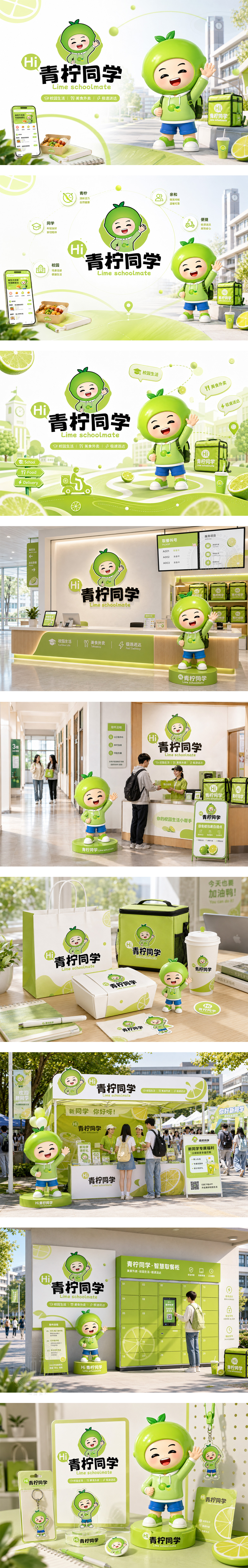 Hi青柠同学校园外卖平台高校订餐APP智慧取餐柜校园生活服务轻食饮品