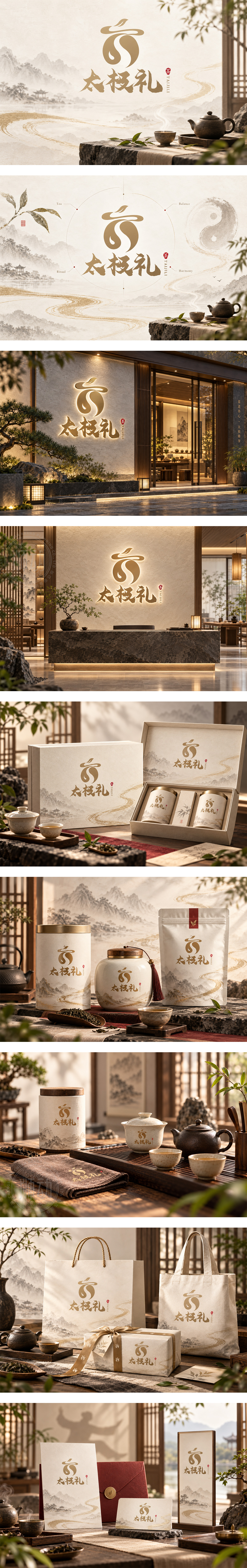 太极礼东方茶文化茶道太极茶礼太极阴阳哲学礼赠品牌