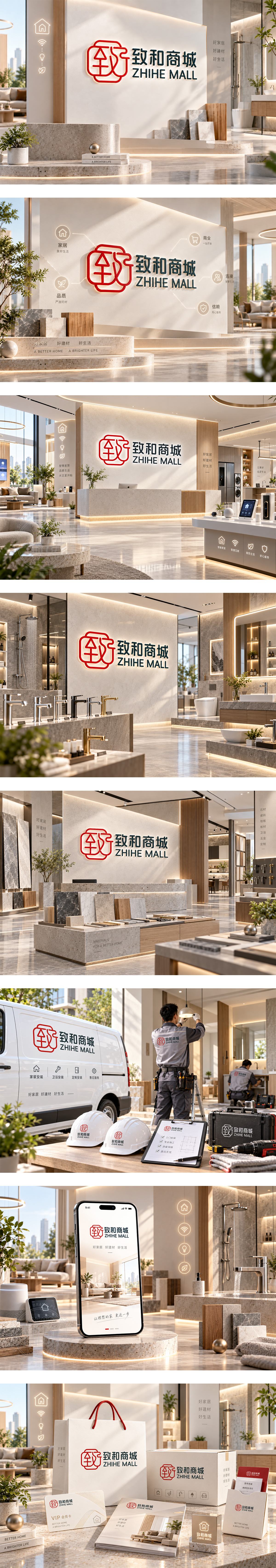 致和商城家居建材商城家装供应链平台一站式家居生活馆智慧家居建材零售品牌