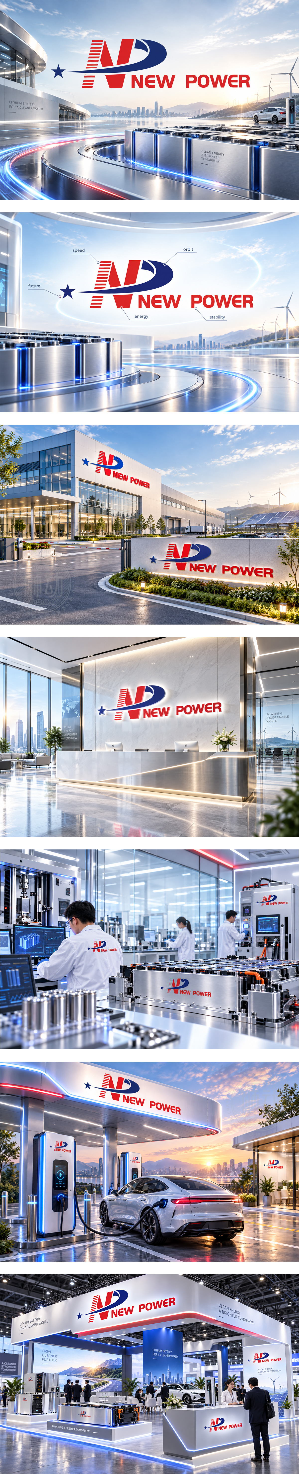 NEW POWER新能源锂电池储能充电清洁能源动力电池