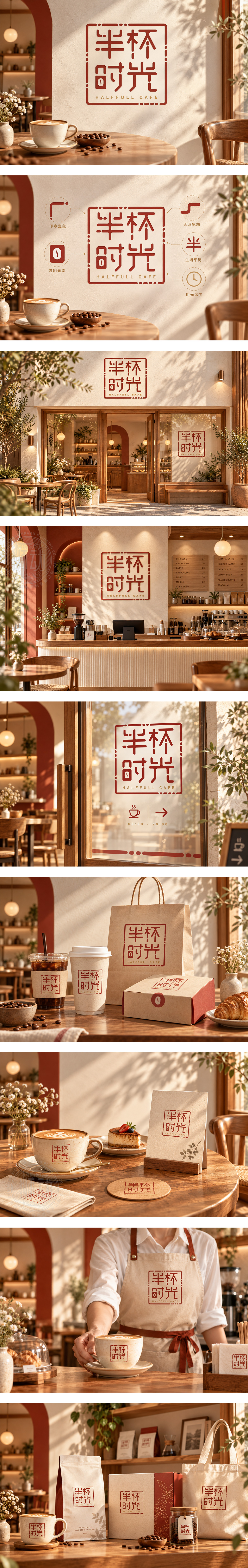 半杯时光精品咖啡独立咖啡馆咖啡烘焙轻食甜品咖啡烘焙零售品牌