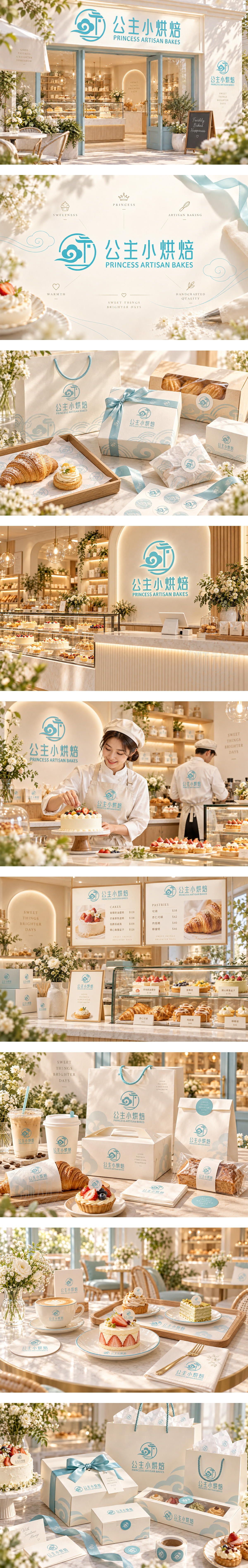 公主小烘焙蛋糕甜品面包咖啡下午茶手作糕点精品蛋糕甜品店品牌