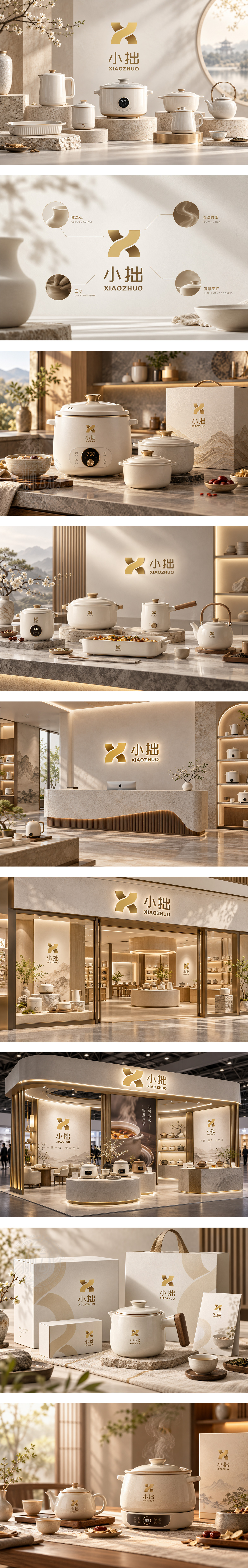 小拙小家电厨电陶瓷炊具养生电器家居生活智能烹饪器具品牌